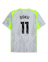 Manchester City Jeremy Doku #11 Kolmaspaita 2025-26 Lyhythihainen